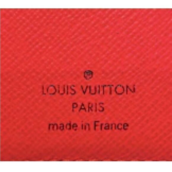 ❤️SOLD❤️Louis Vuitton Fire Red Taigarama Monogram Pocket Organizer - Picture 5 of 10